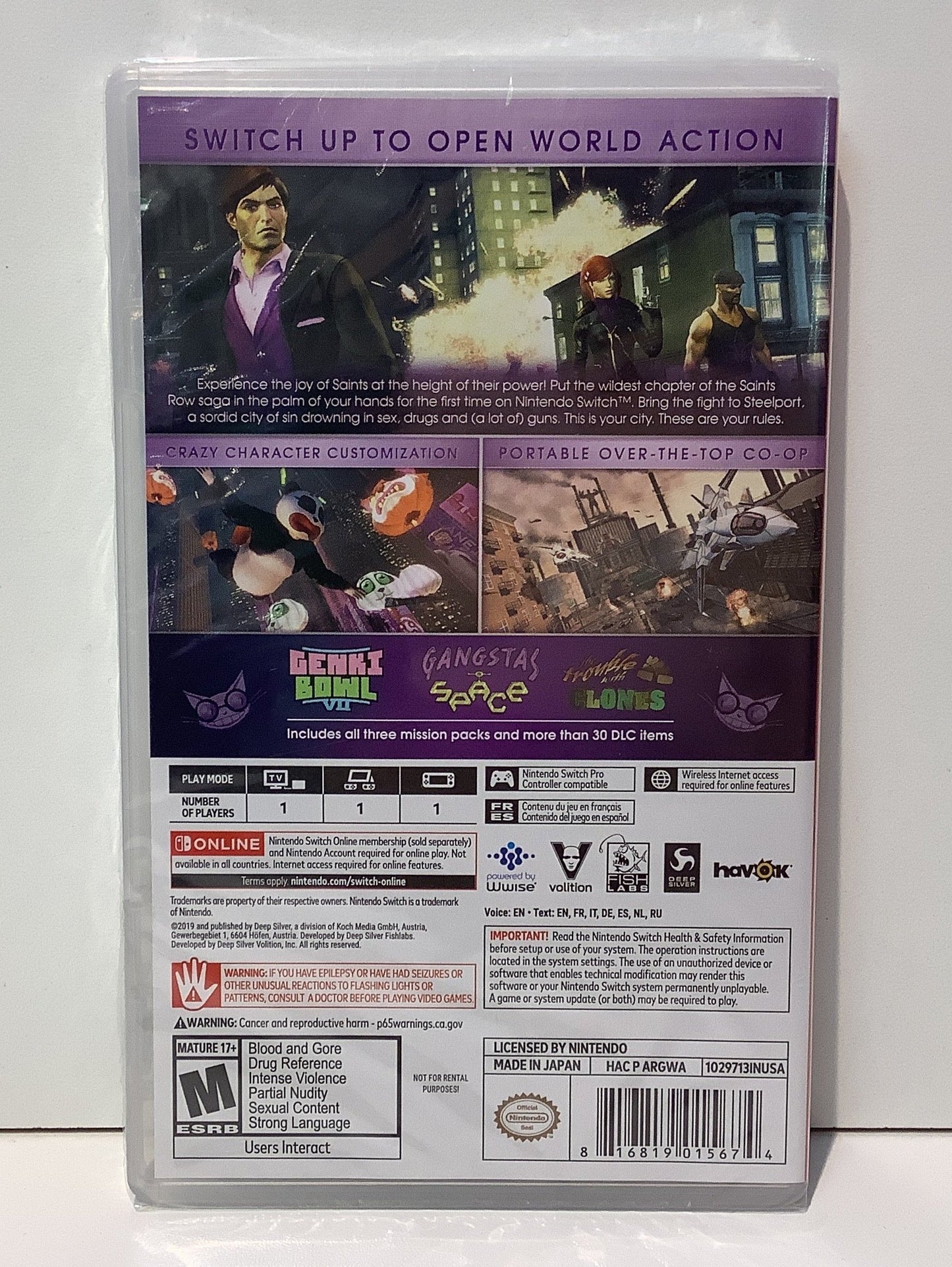 Saints Row: The Third: The Full Package - Nintendo Switch