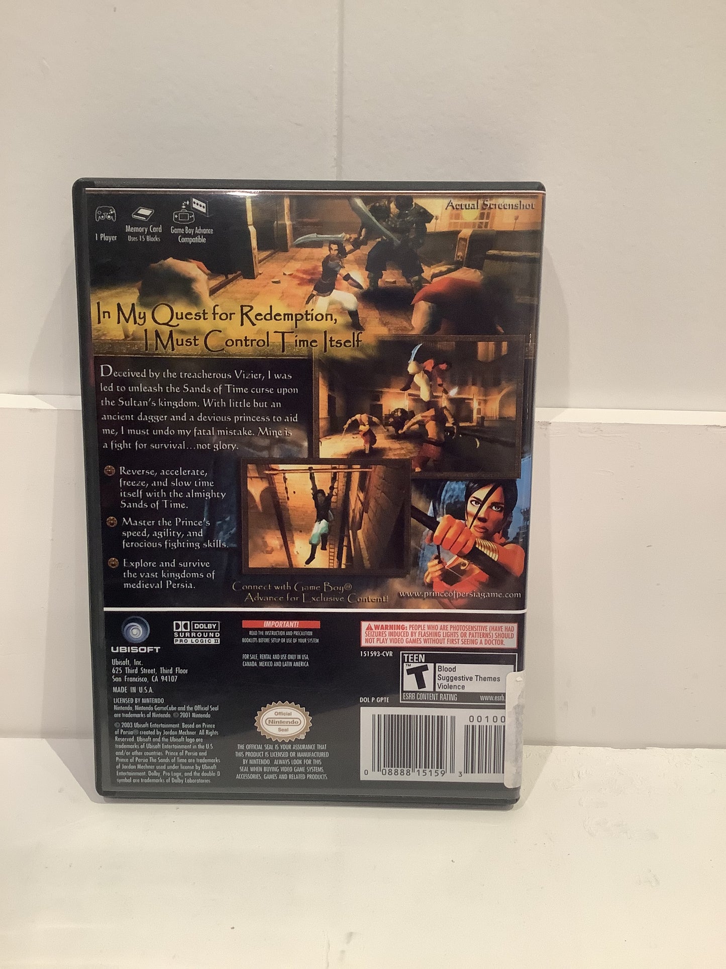 Prince of Persia Sands of Time - Gamecube