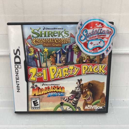 Shrek's Carnival Craze & Madagascar Kartz - Nintendo DS