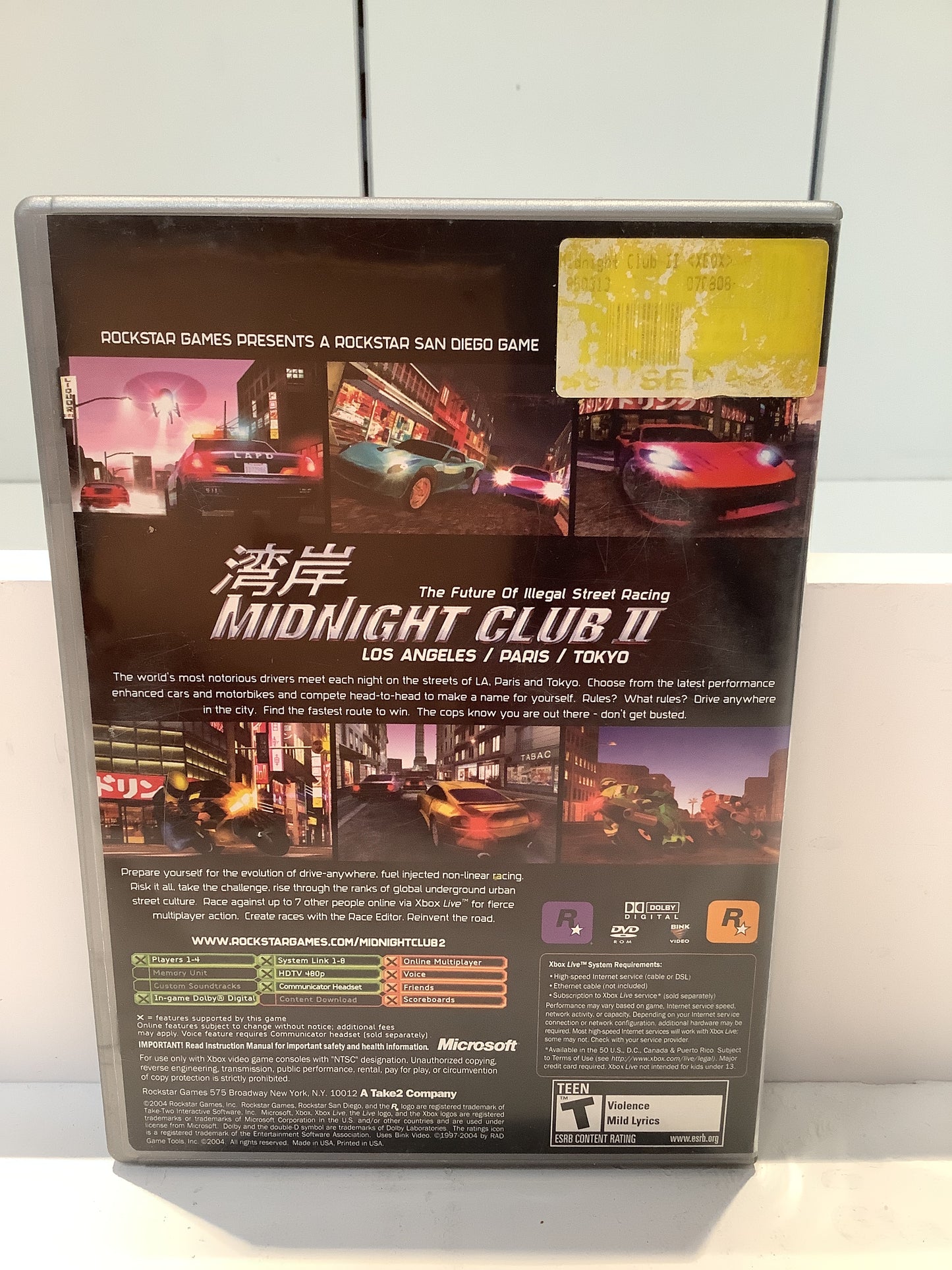 Midnight Club 2 [Platinum Hits] - Xbox