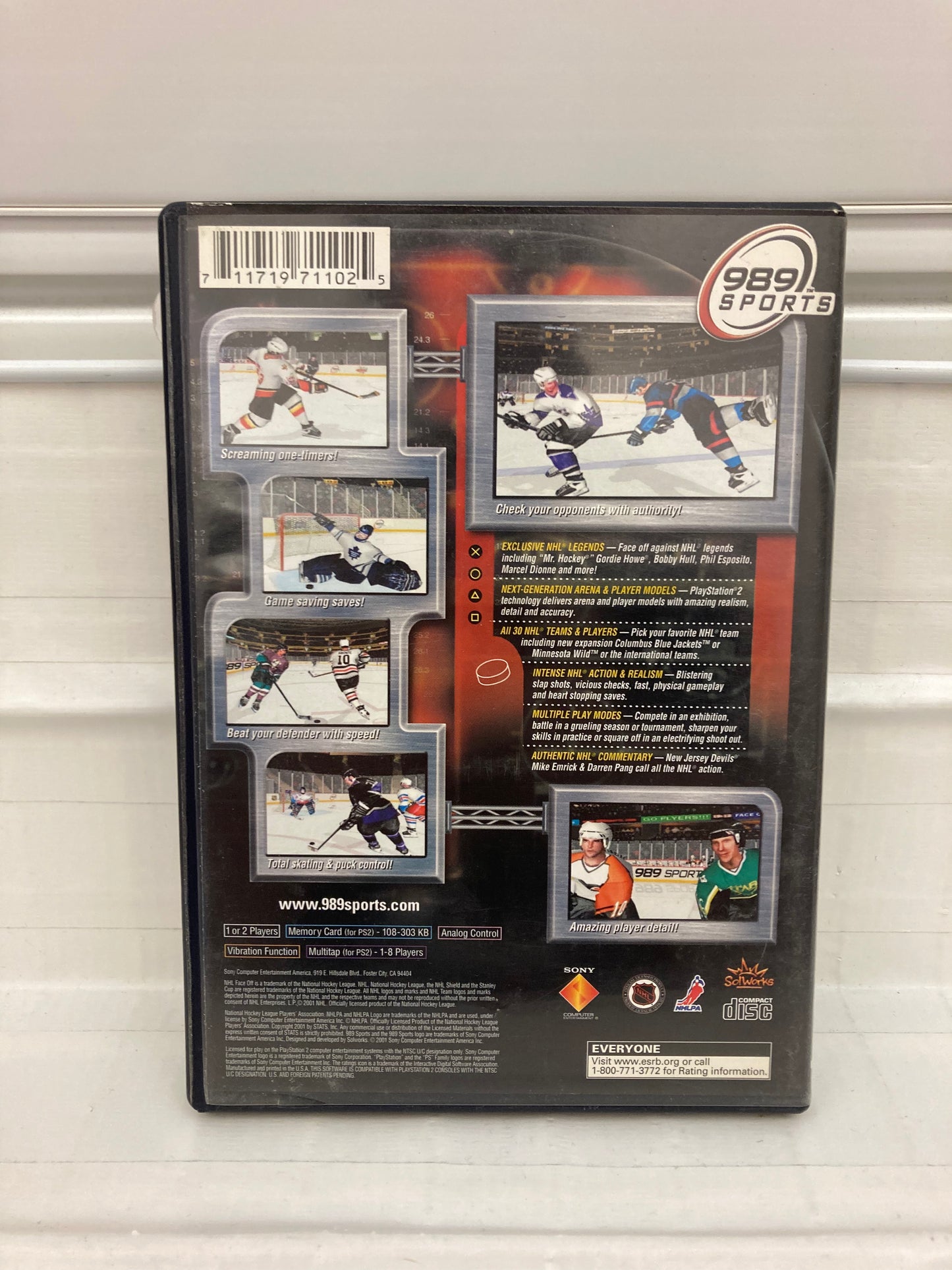 NHL FaceOff 2001 - Playstation 2