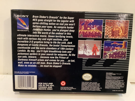 Bram Stoker's Dracula - Super Nintendo