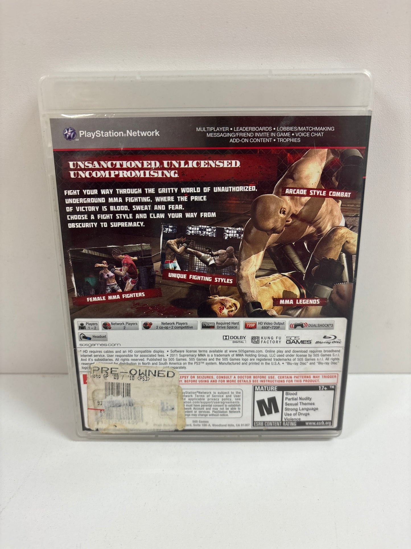 Supremacy MMA - Playstation 3