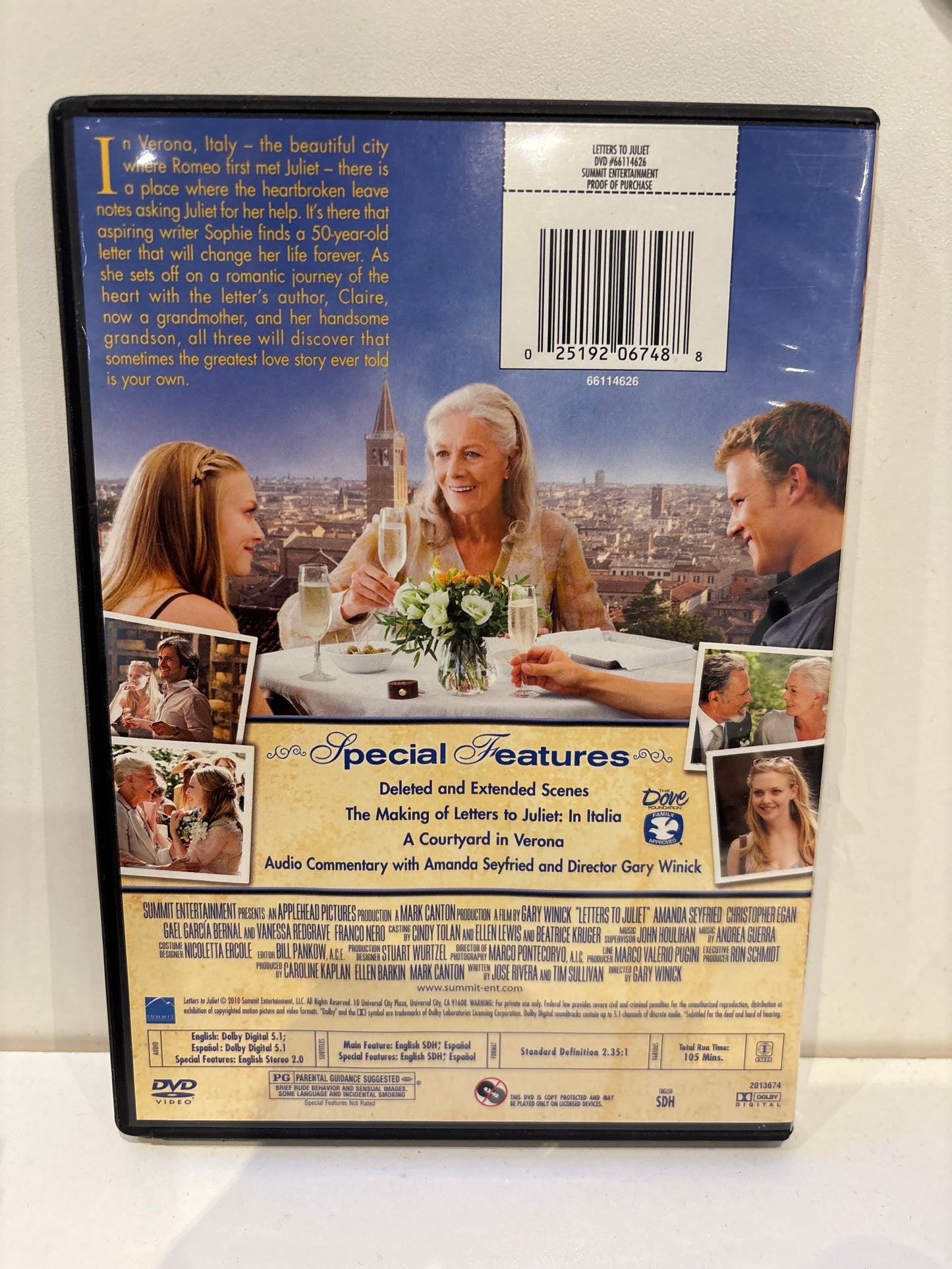 Letters to Juliet - DVD