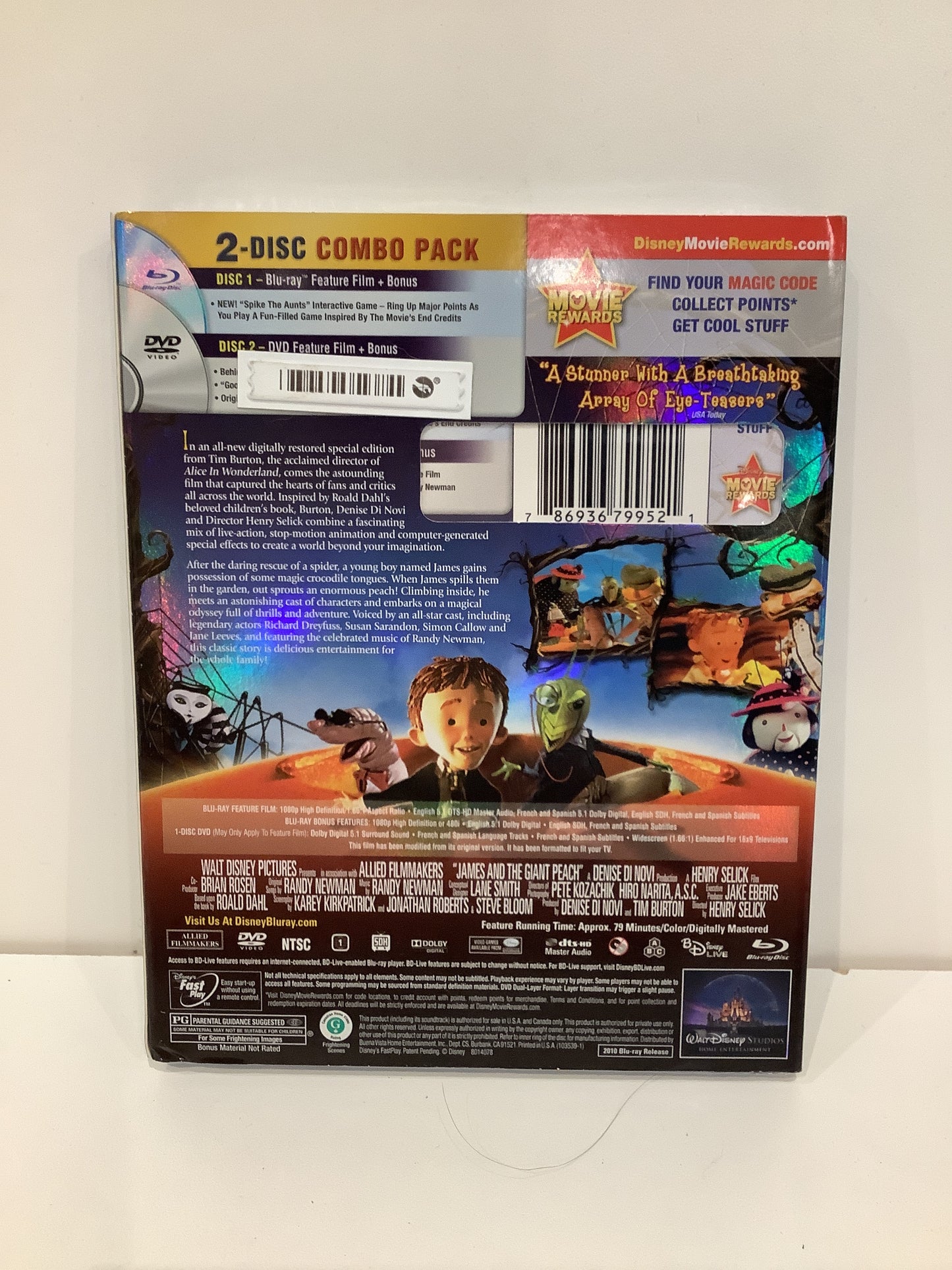 James And The Giant Peach - Blu-Ray