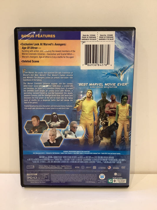 Guardians of the Galaxy - DVD