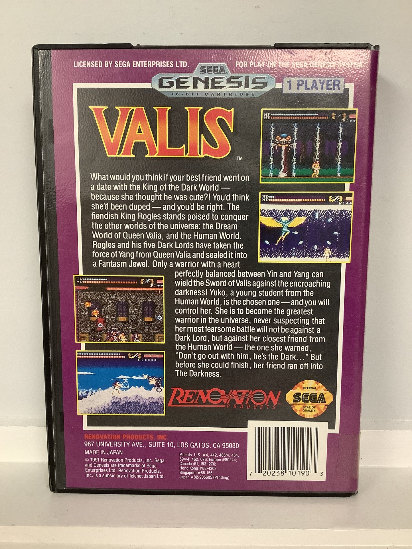 Valis The Fantasm Soldier - Sega Genesis