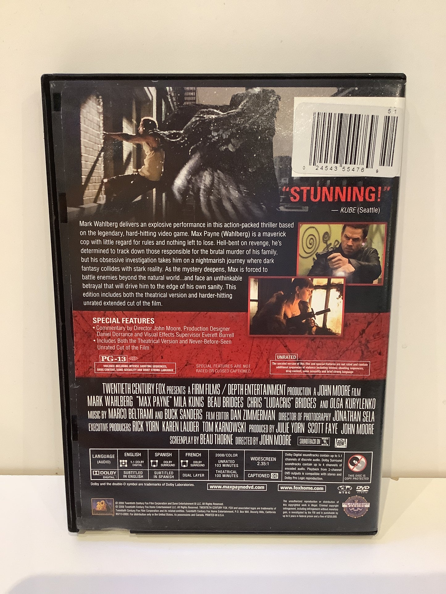 Max Payne: Unrated - DVD