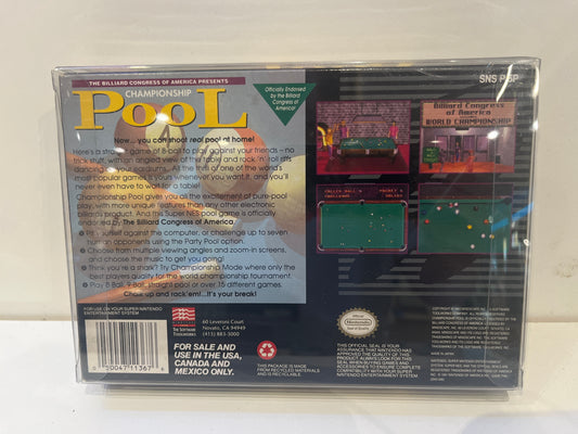 Championship Pool - Super Nintendo
