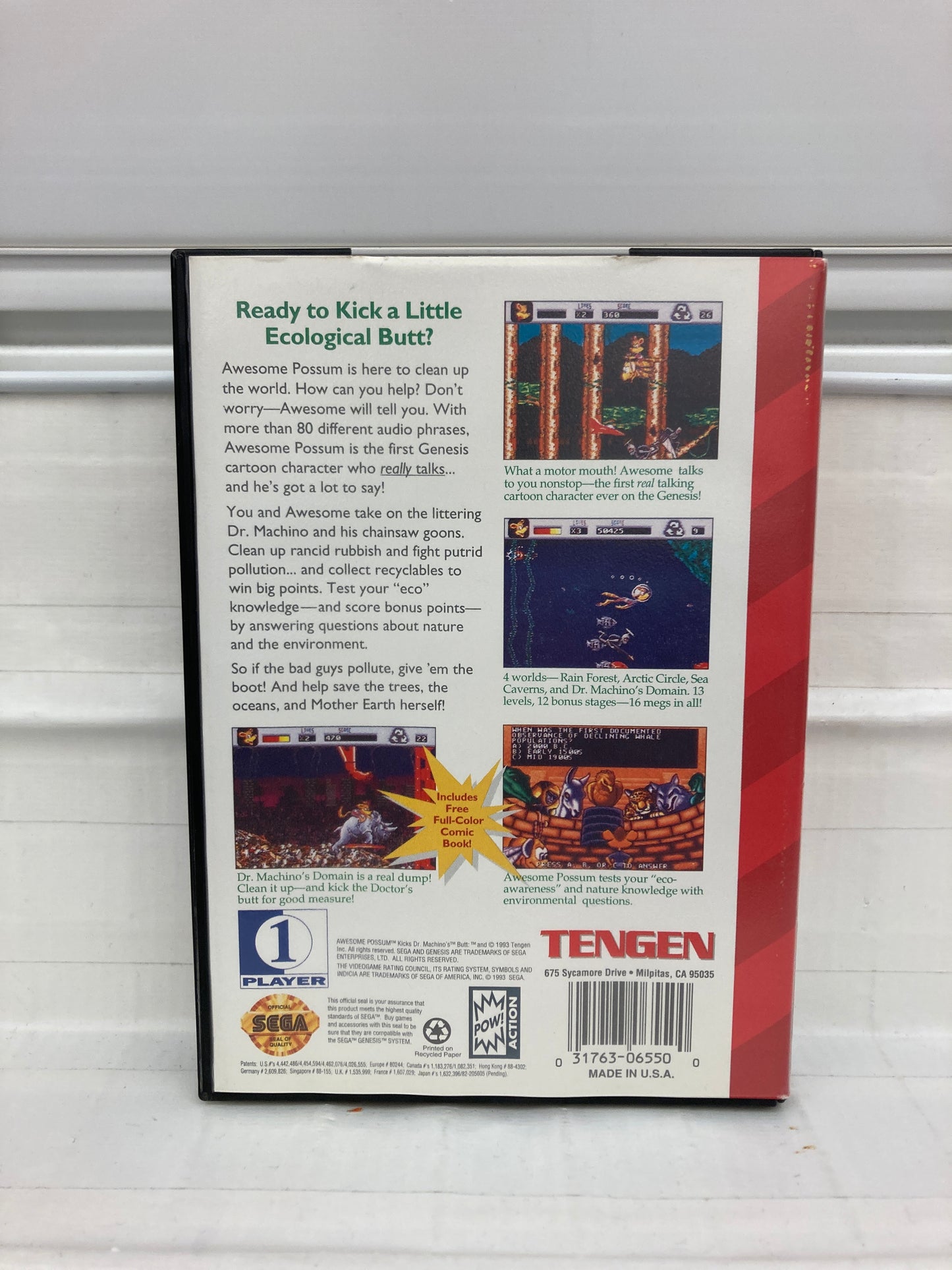Awesome Possum - Sega Genesis
