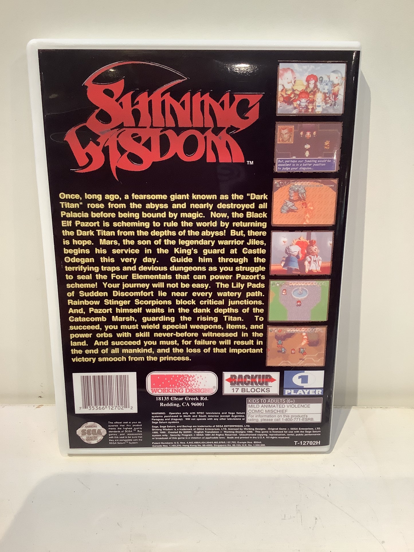 Shining Wisdom - Sega Saturn