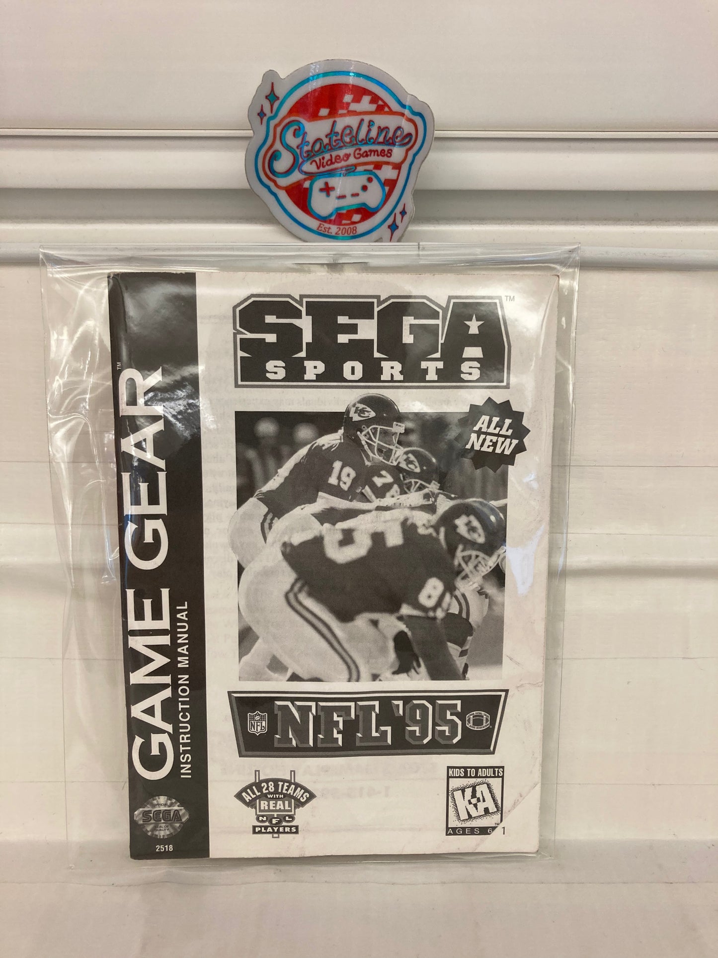 NFL 95 - Sega Game Gear