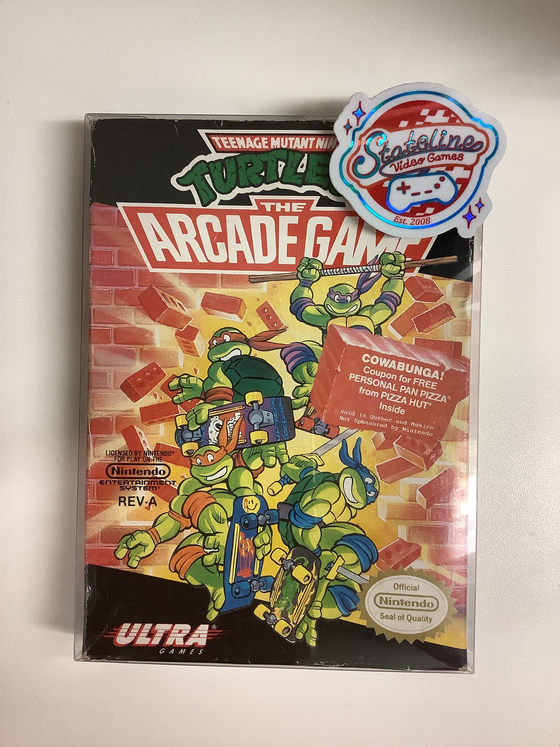 Teenage Mutant Ninja Turtles II NES In Box No Manual
