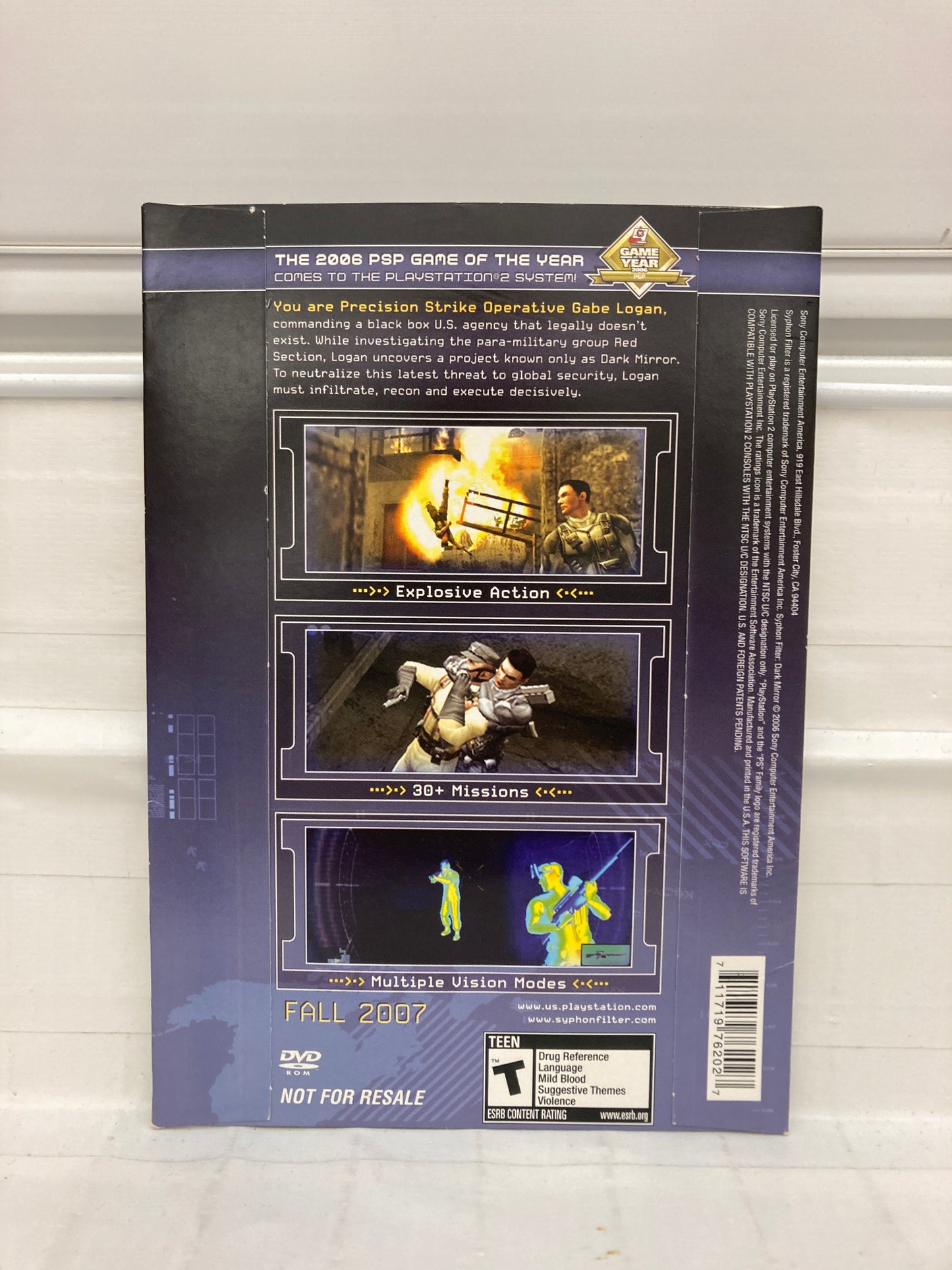 Syphon Filter Dark Mirror [Demo] - Playstation 2