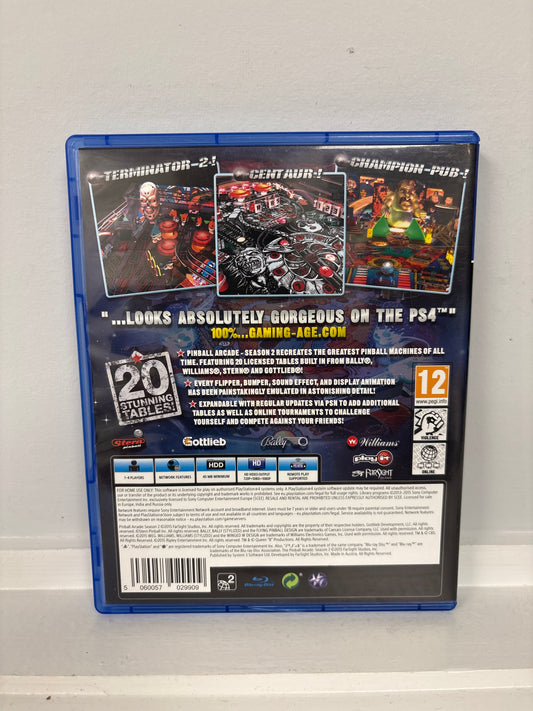 The Pinball Arcade: Season 2 [PEGI] - PlayStation 4
