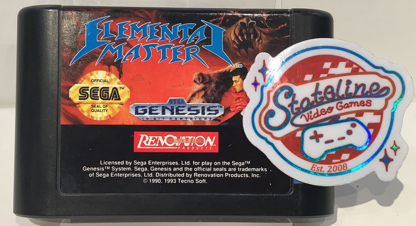 Elemental Master - Sega Genesis