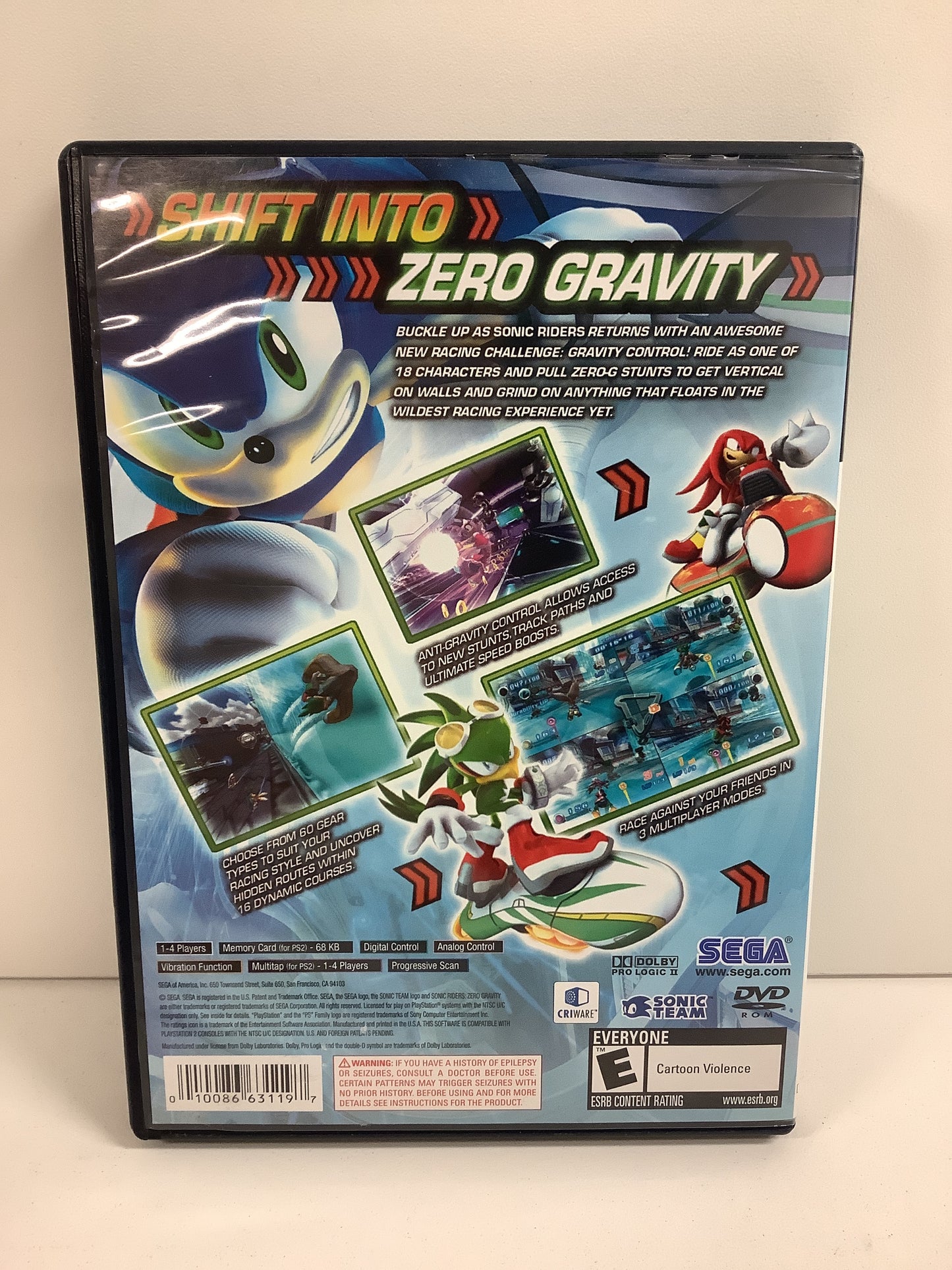 Sonic Riders Zero Gravity - Playstation 2