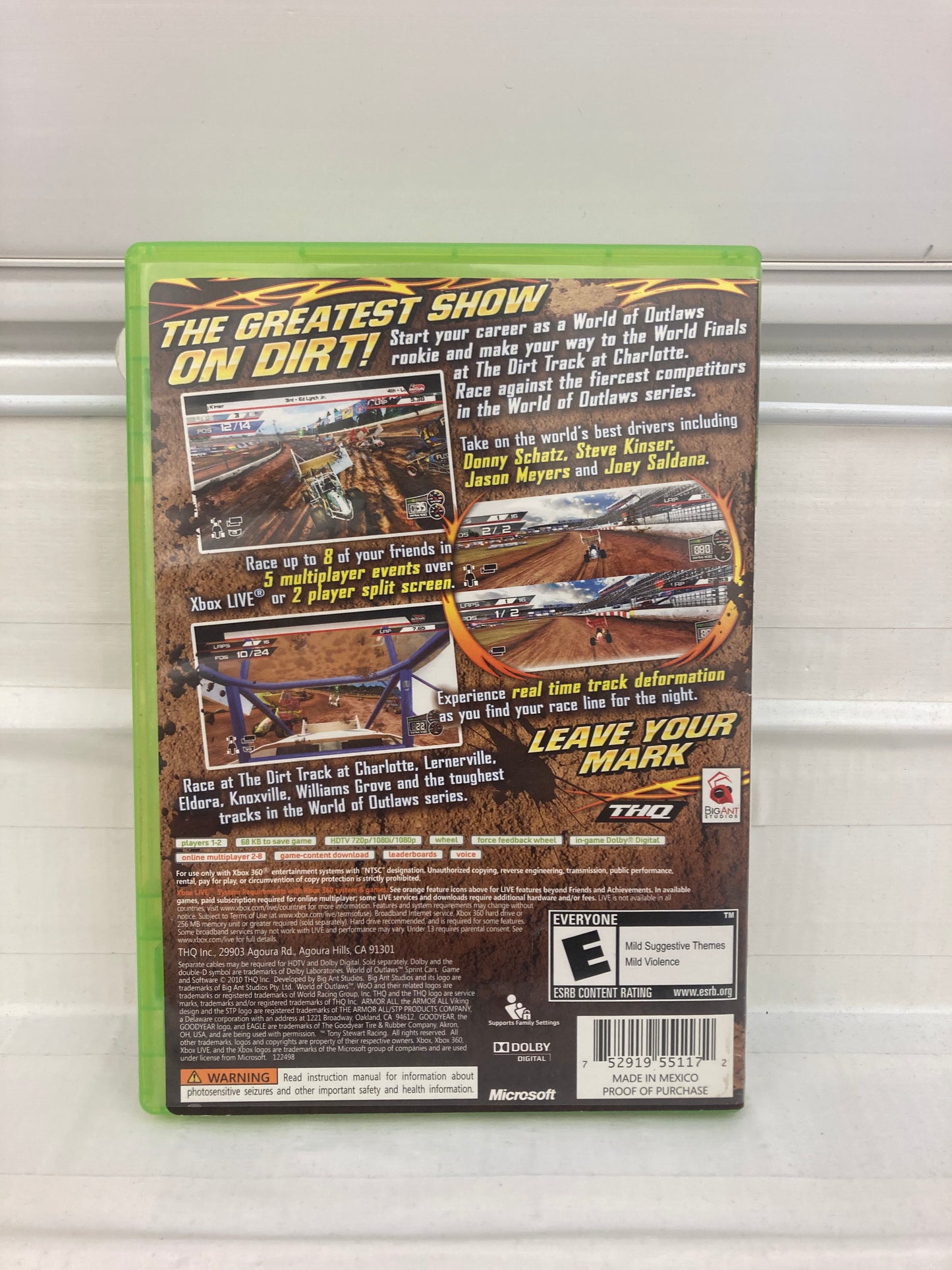 World of Outlaws: Sprint Cars - Xbox 360