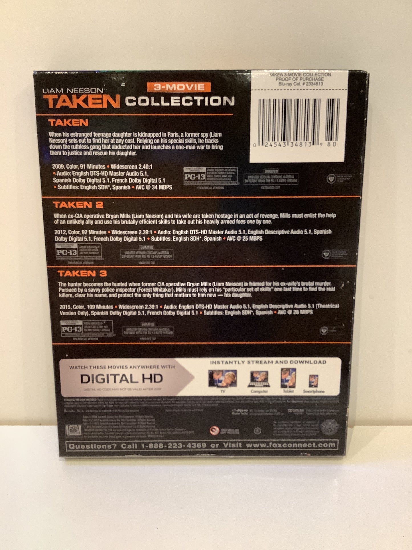 Taken Collection - Blu-Ray