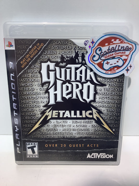 Guitar Hero: Metallica - Playstation 3