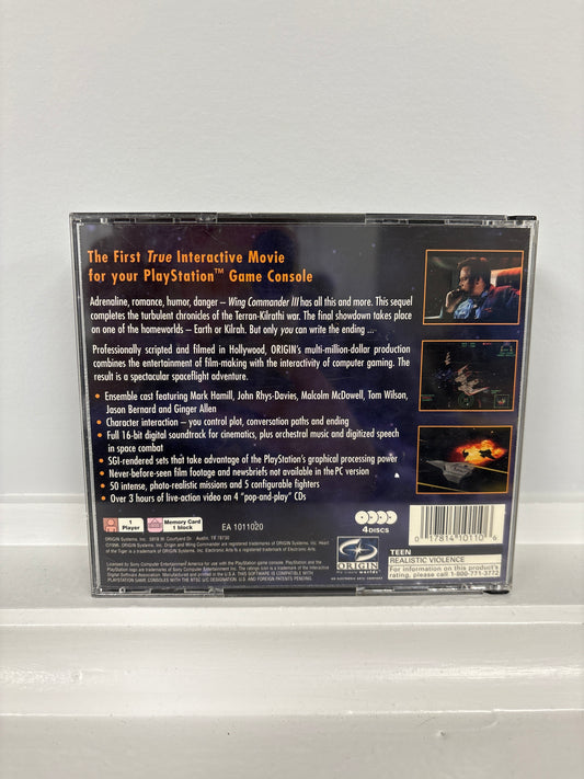 Wing Commander III Heart of the Tiger - Playstation