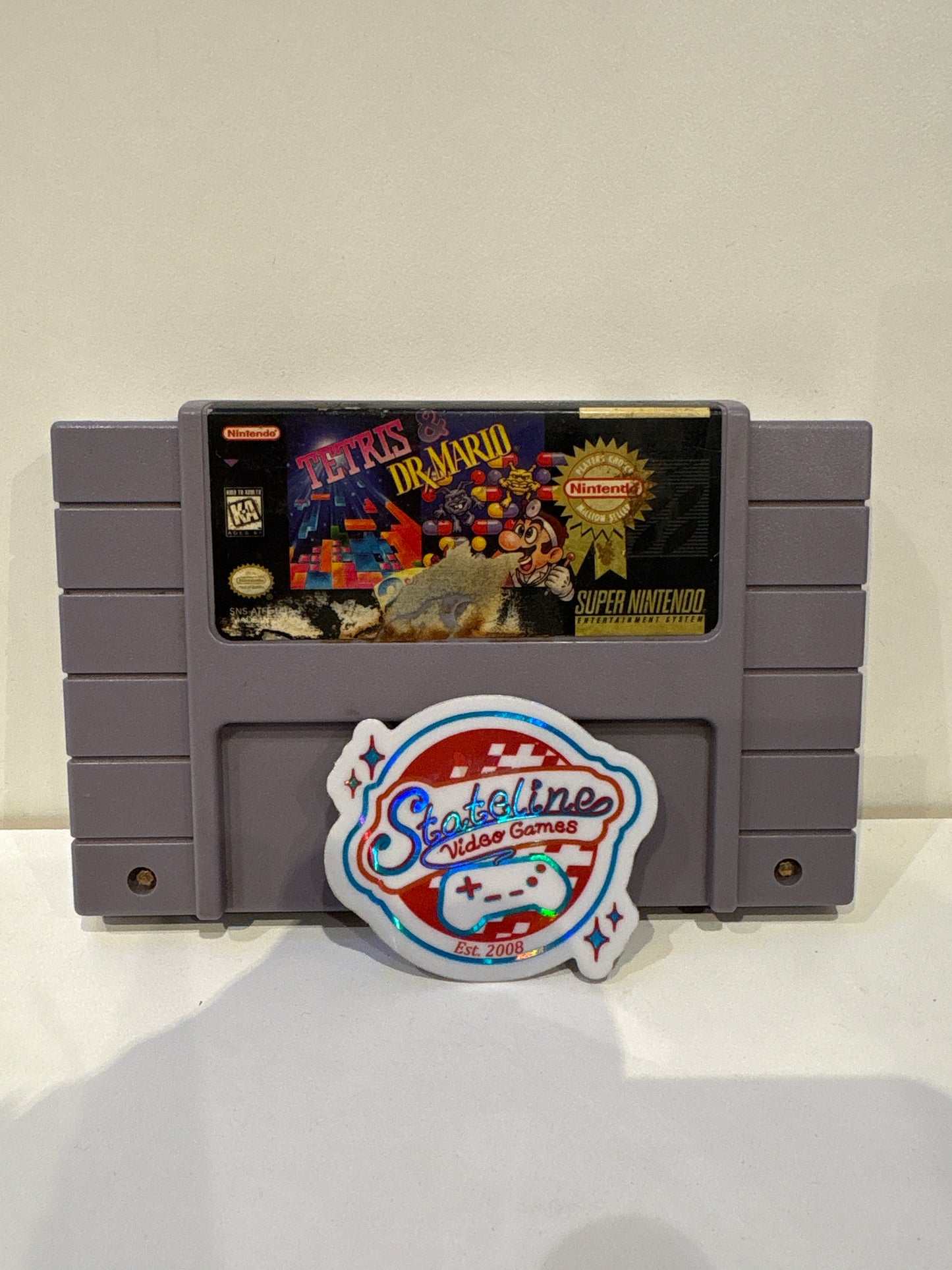 Tetris and Dr. Mario [Player's Choice] - Super Nintendo