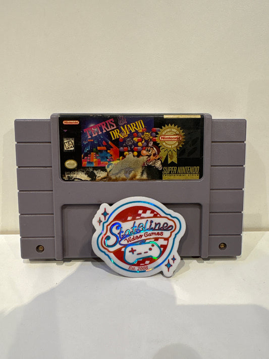 Tetris and Dr. Mario [Player's Choice] - Super Nintendo