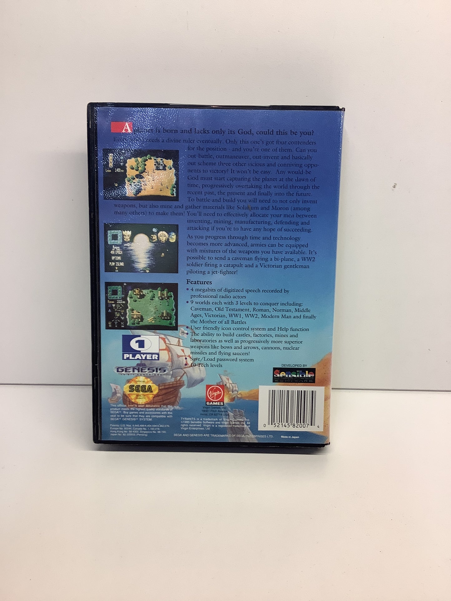 Tyrants Fight Through Time - Sega Genesis