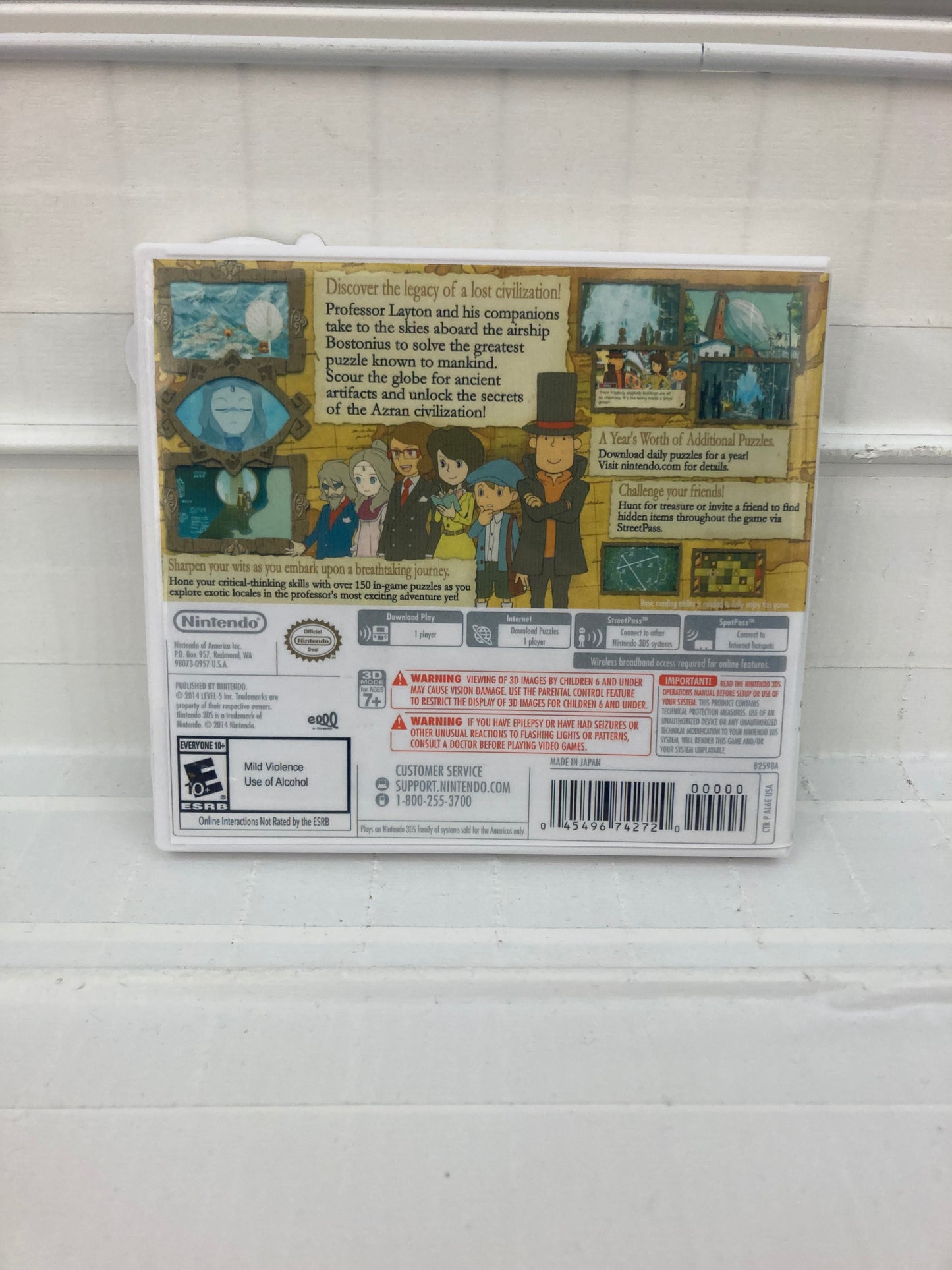 Professor Layton and the Azran Legacy - Nintendo 3DS