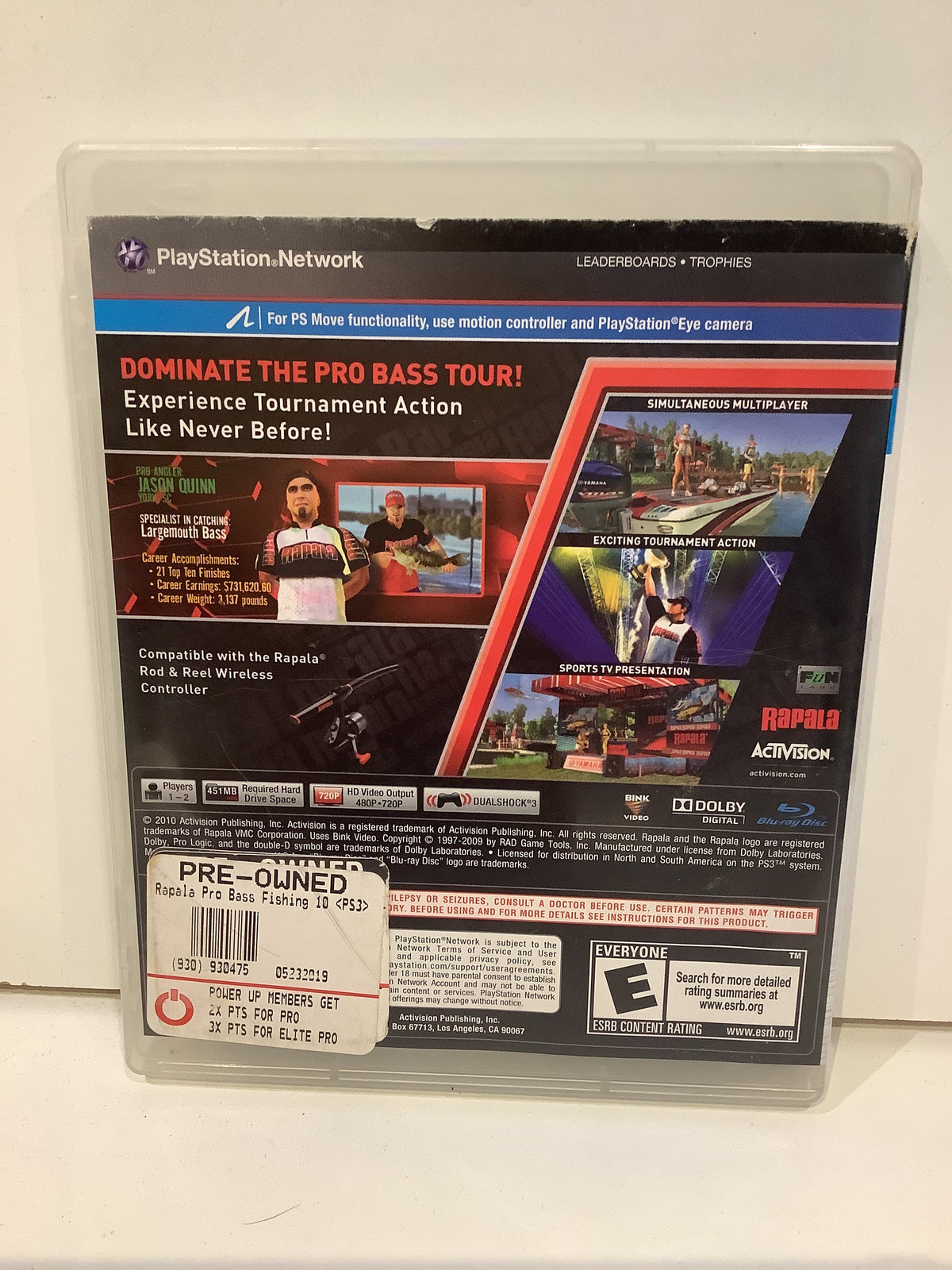 Rapala Pro Bass Fishing 2010 - Playstation 3