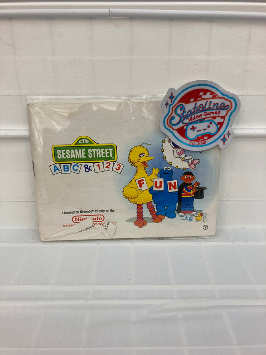 Sesame Street ABC and 123 - NES