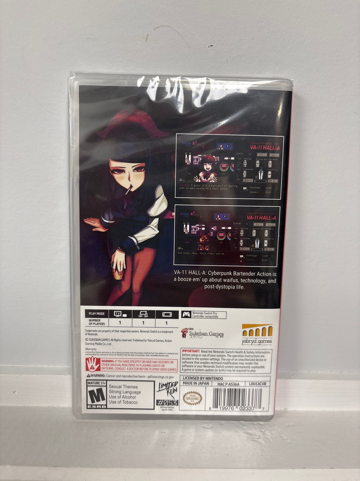 Va-11 Hall-A [Limited Run] - Nintendo Switch
