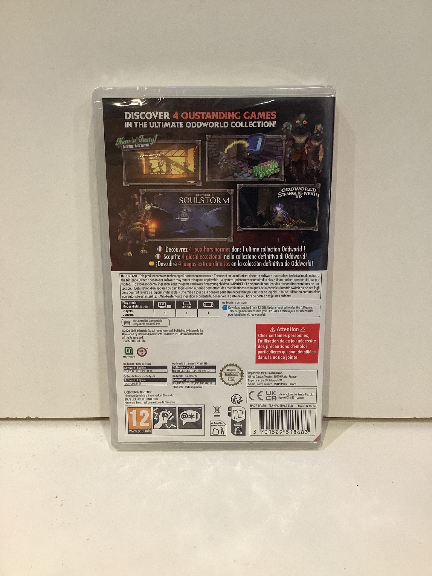 Oddworld Anthology: The Unlikely Heroes Collection - Nintendo Switch