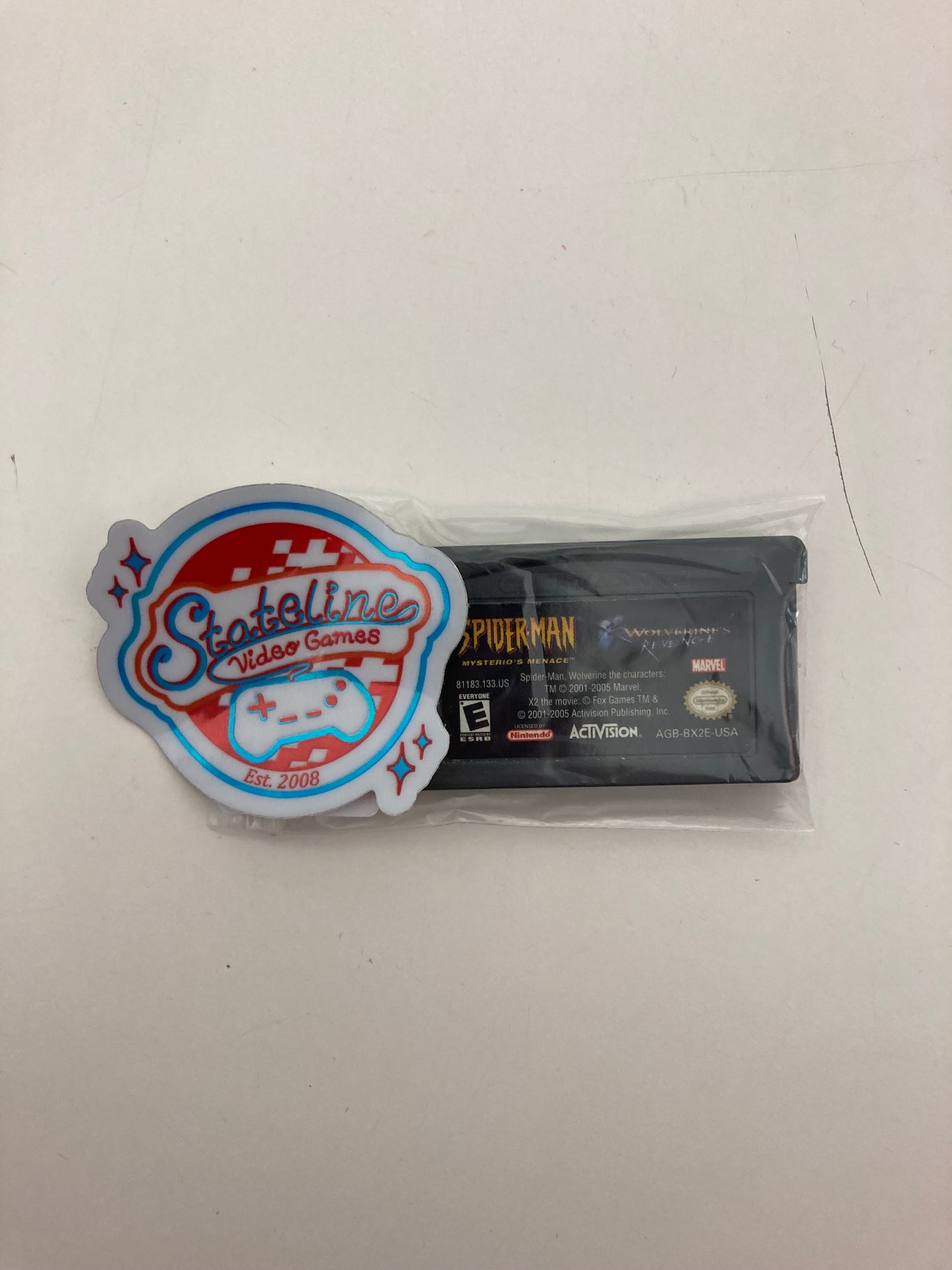 Spiderman Mysterio's Menace / X-2 Wolverines Revenge - GameBoy Advance