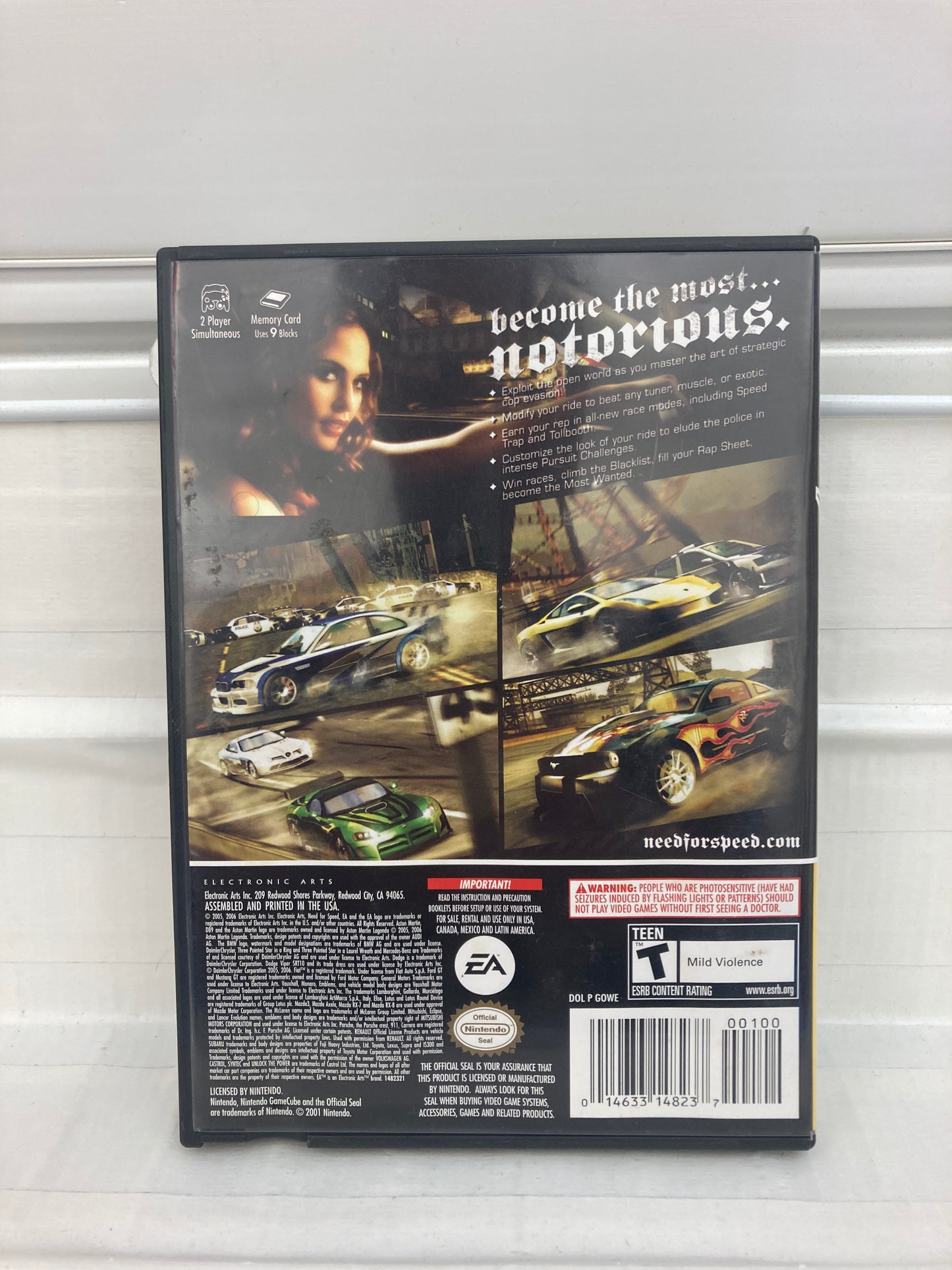Need for Speed Most Wanted [Player's Choice] - Gamecube