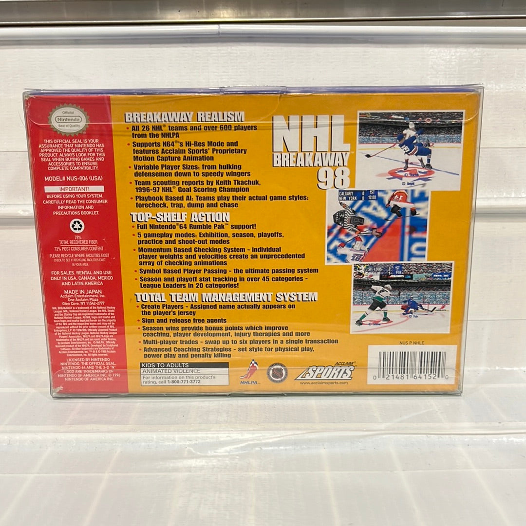 NHL Breakaway '98 - Nintendo 64