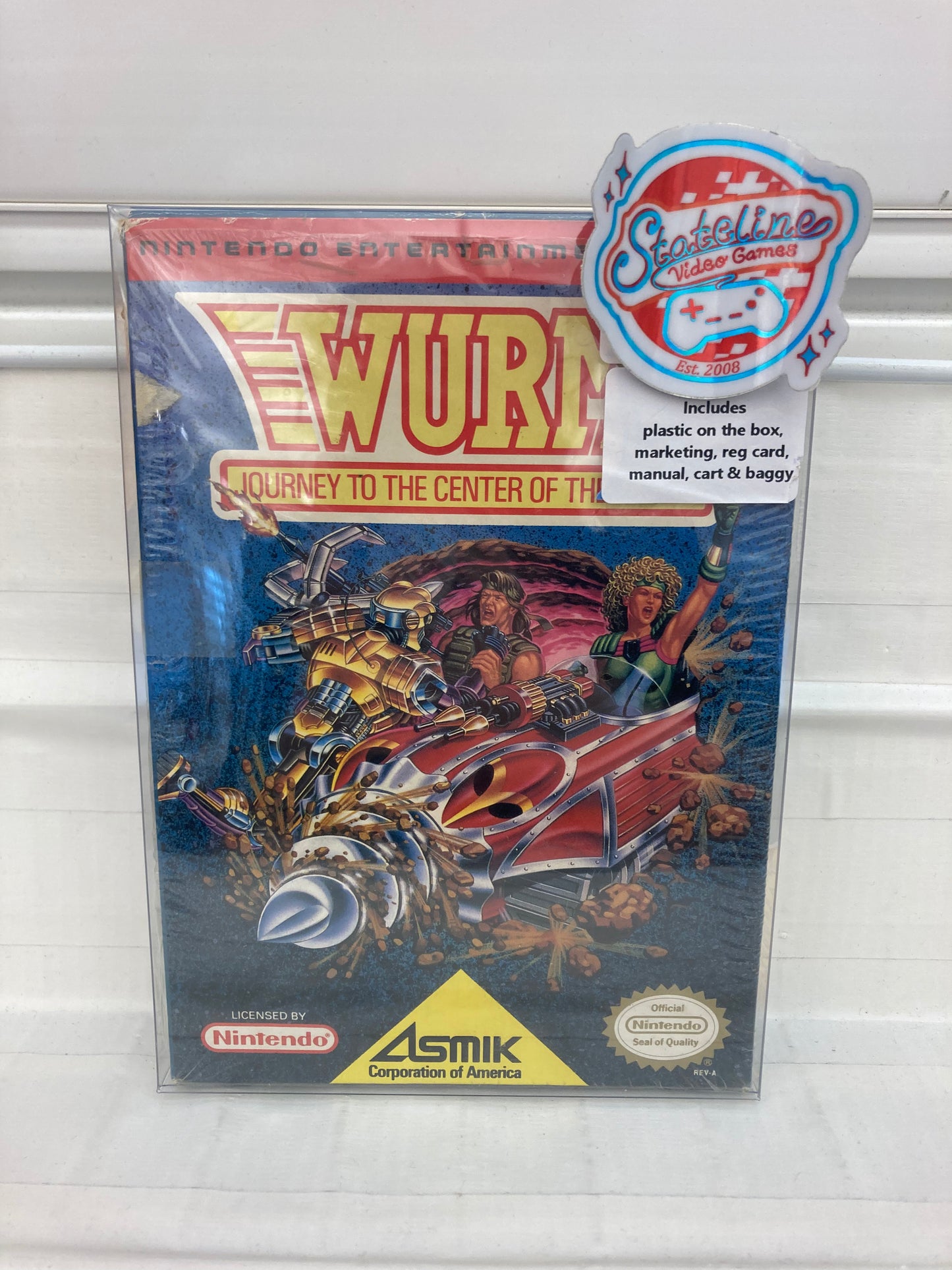 Wurm Journey to the Center of the Earth - NES