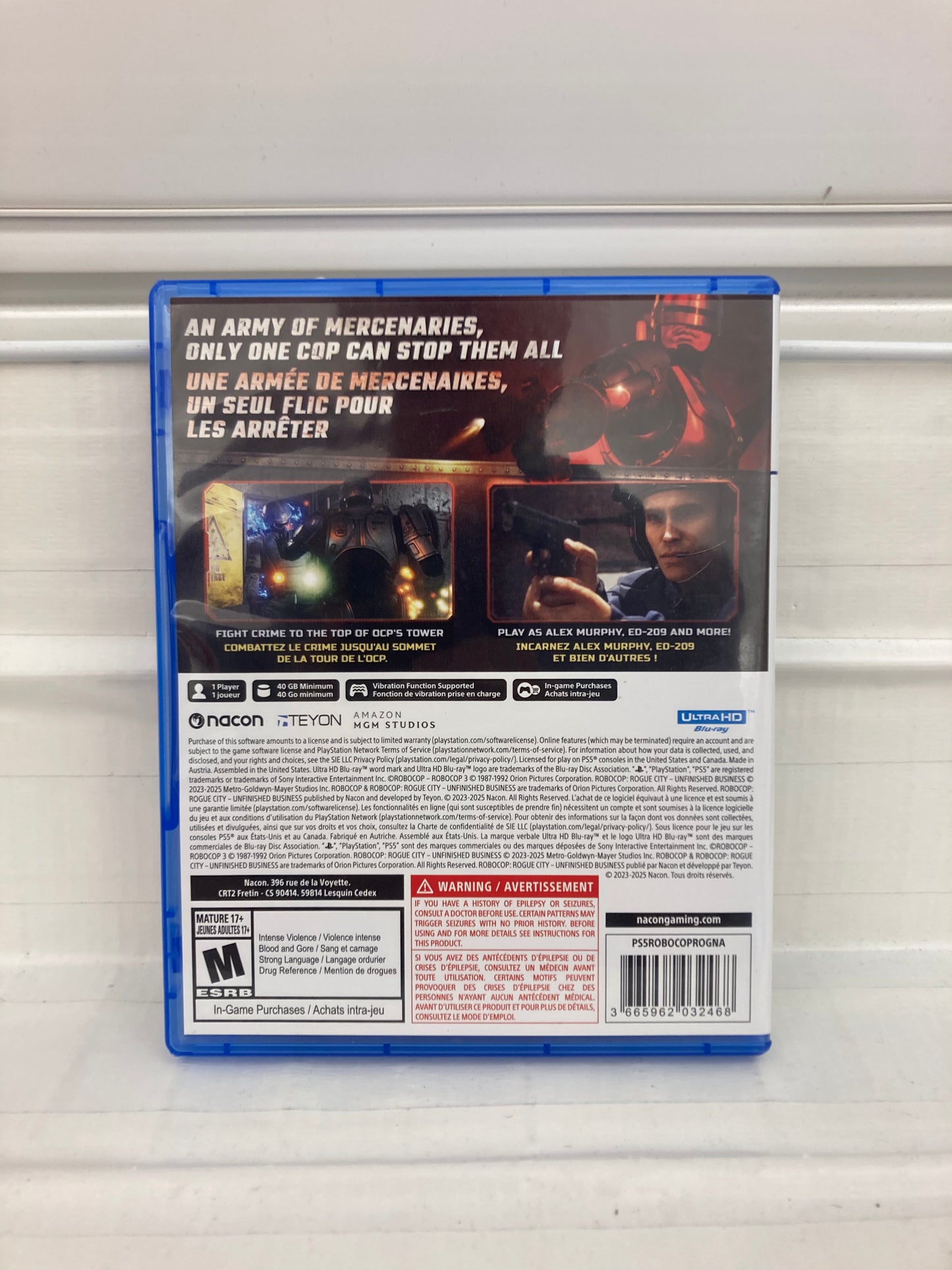 RoboCop Rogue City: Unfinished Business - PlayStation 5