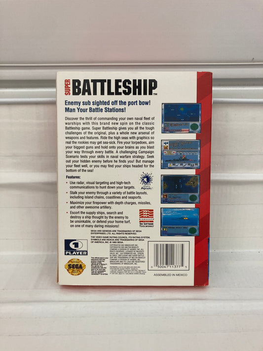 Super Battleship - Sega Genesis