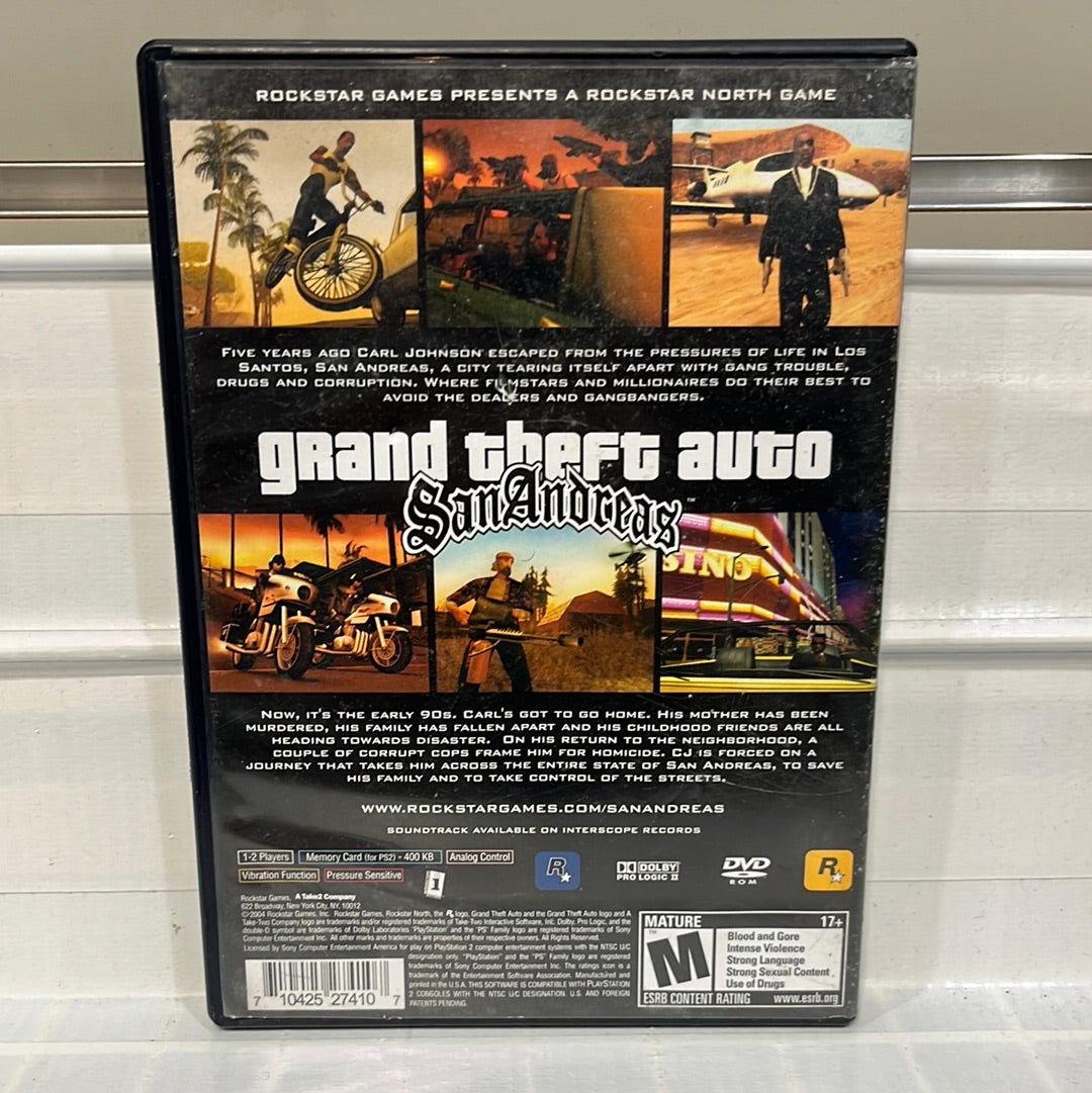 Grand Theft Auto San Andreas - Playstation 2