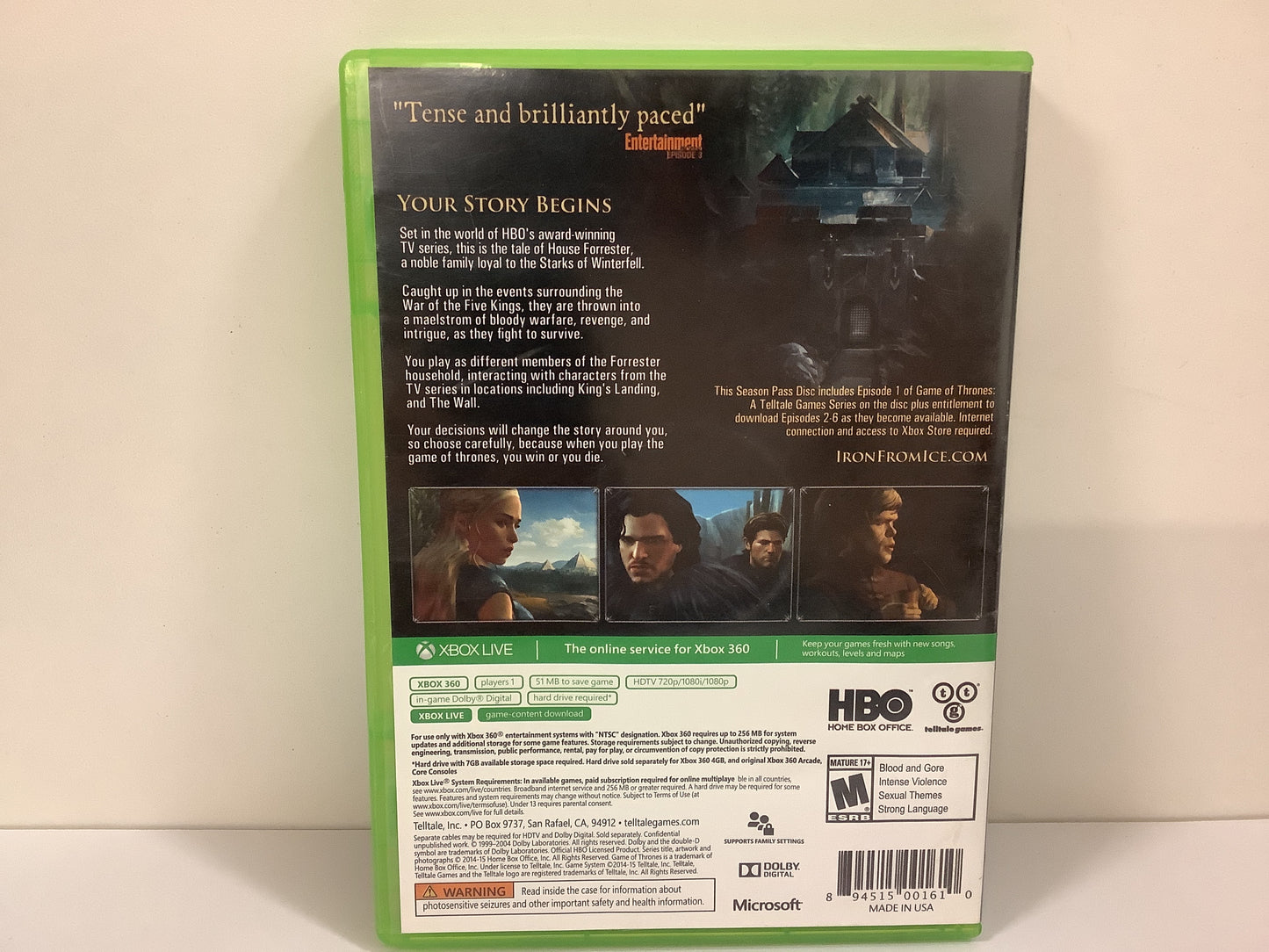 Game of Thrones - Xbox 360