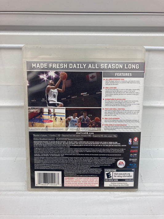 NBA Live 09 - Playstation 3