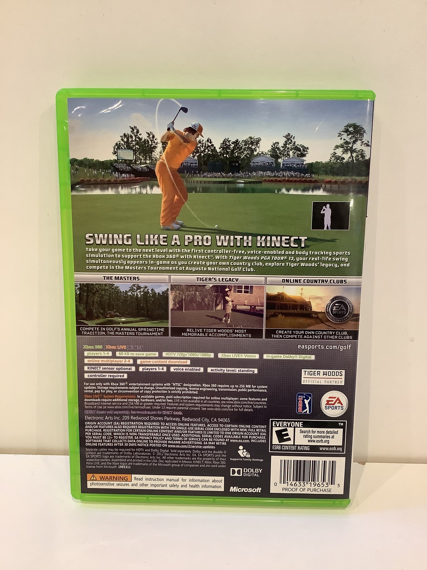 Tiger Woods PGA Tour 13 - Xbox 360