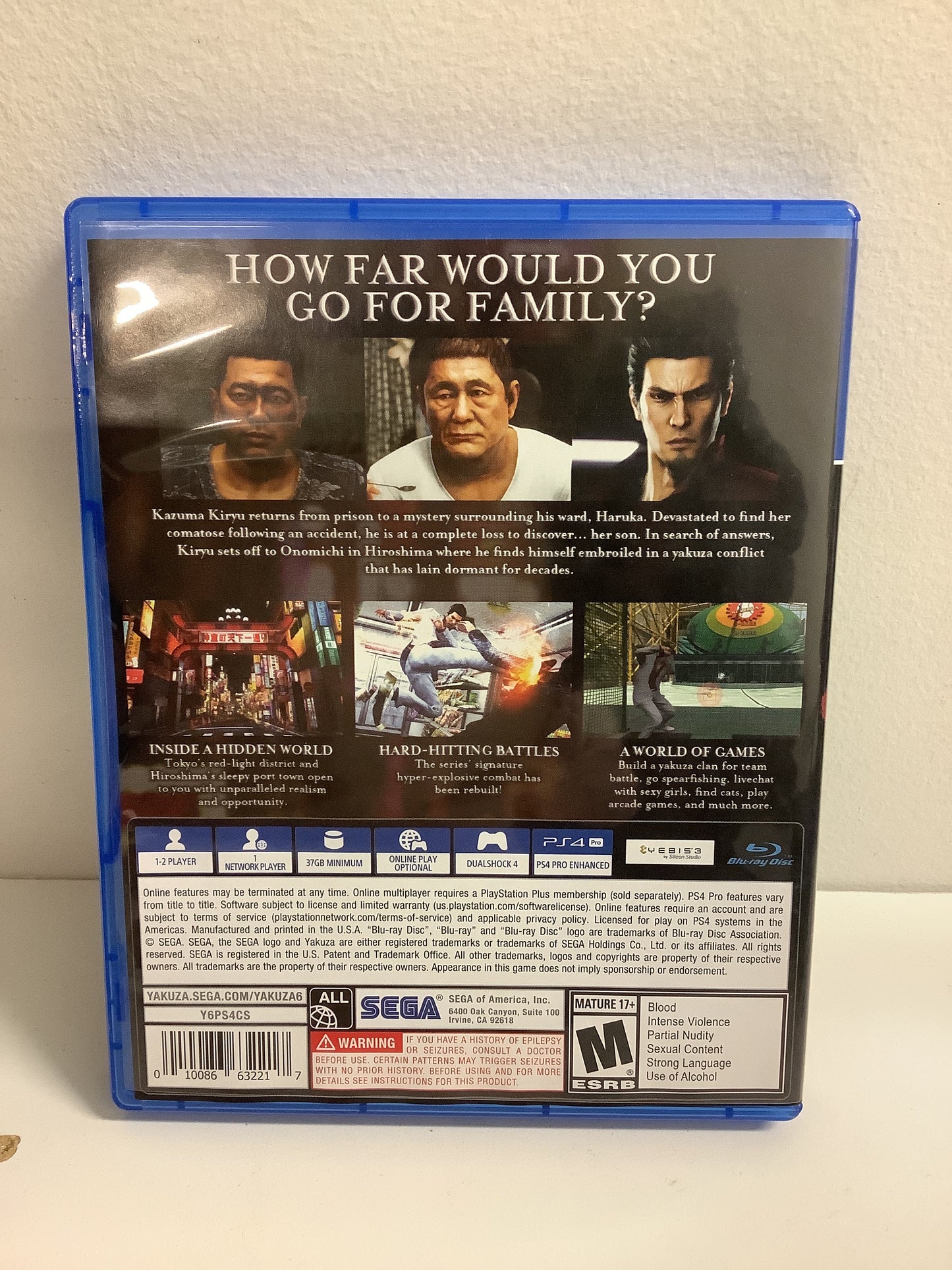 Yakuza 6: The Song of Life - Playstation 4