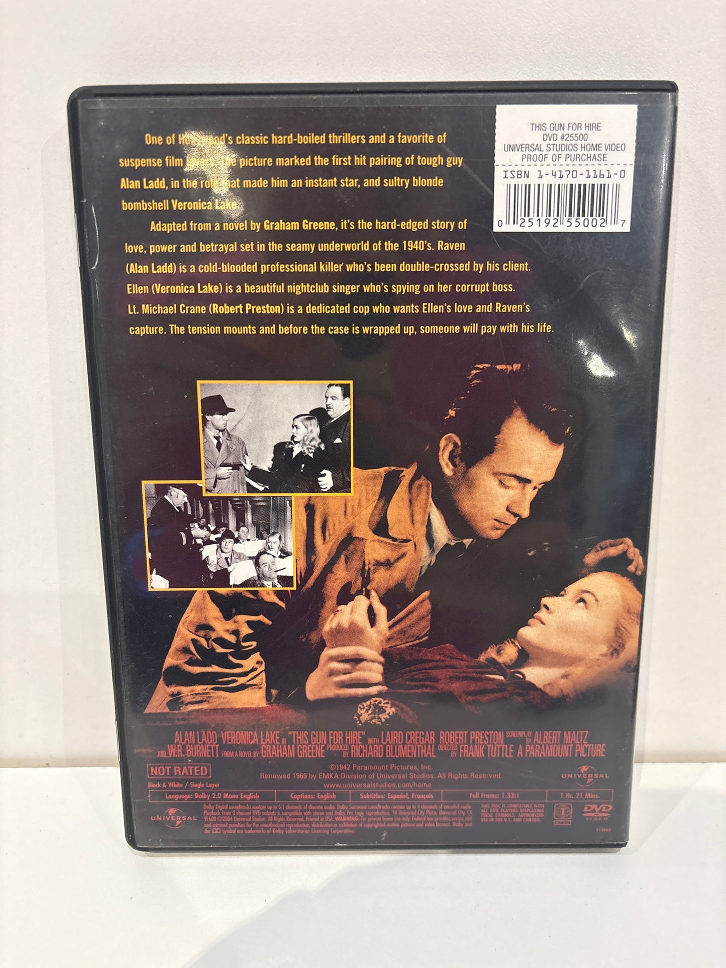 This Gun for Hire - DVD