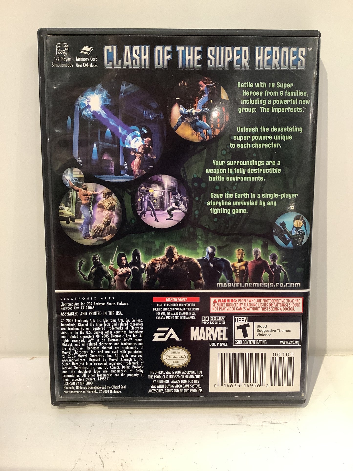 Marvel Nemesis Rise of the Imperfects - Gamecube