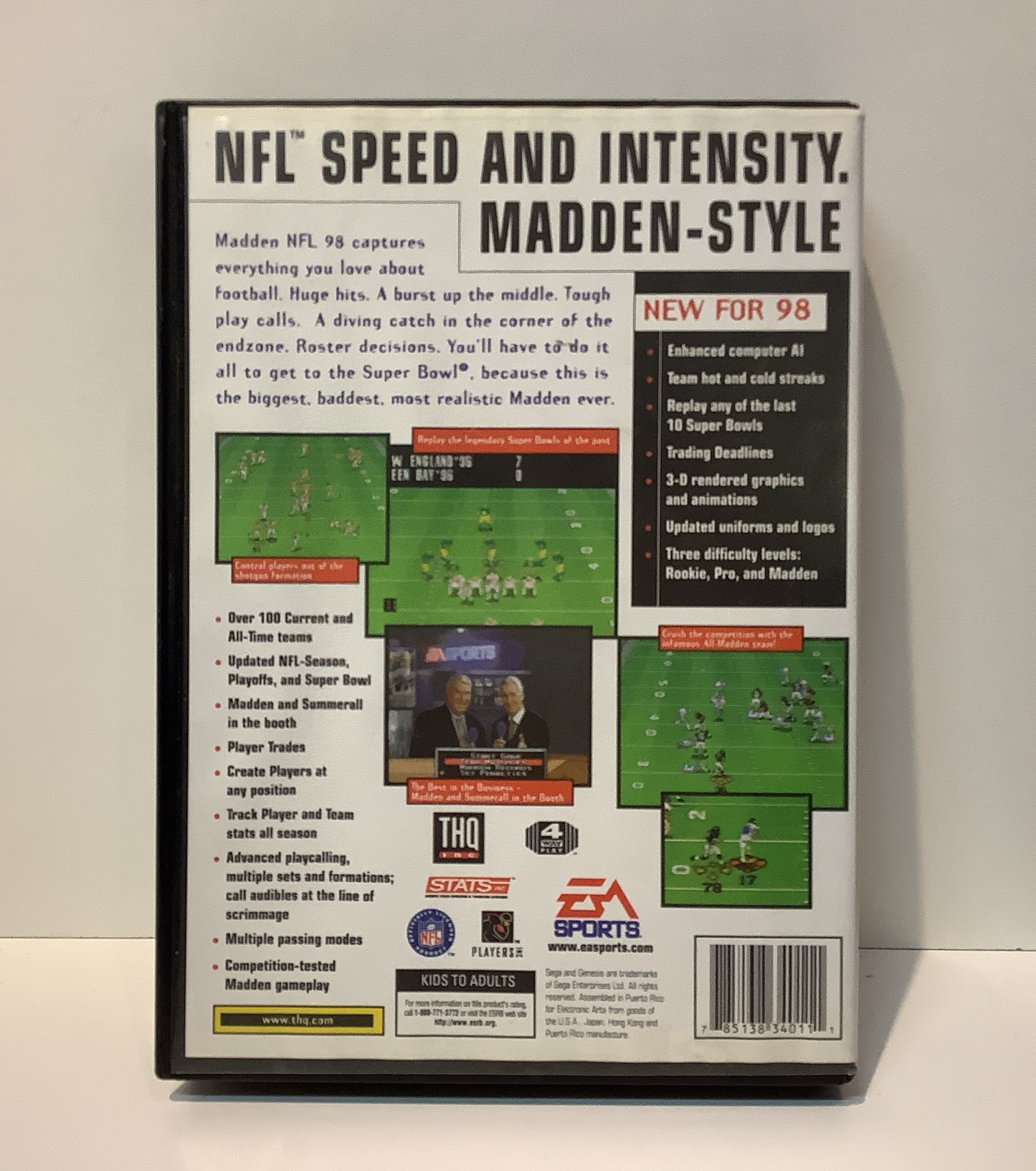 Madden NFL '98 - Sega Genesis