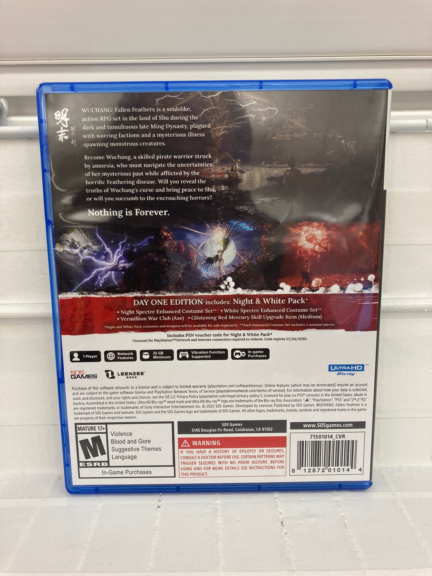 Wuchang: Fallen Feathers [Day One Edition] - Playstation 5