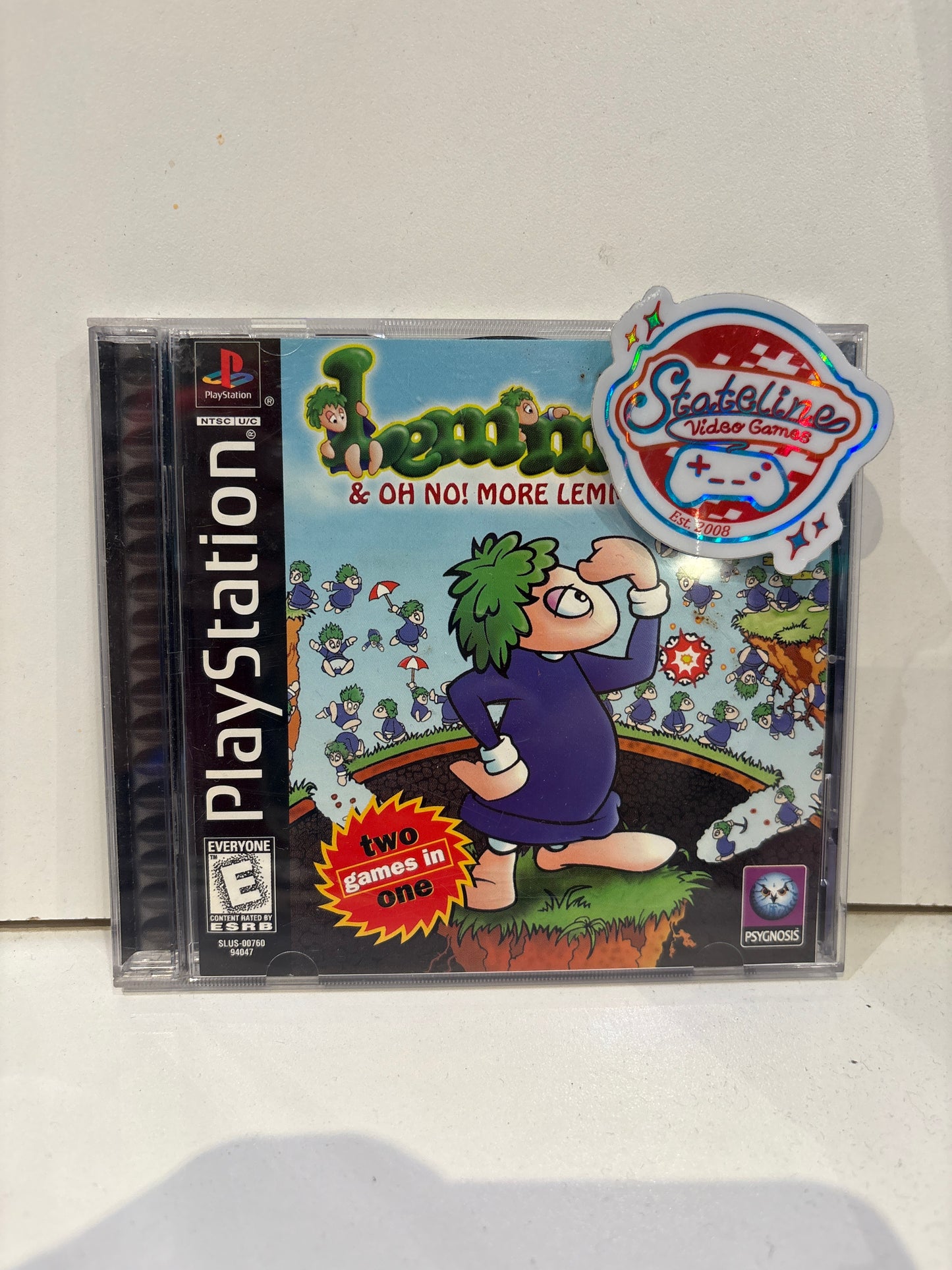 Lemmings and Oh No More Lemmings - Playstation
