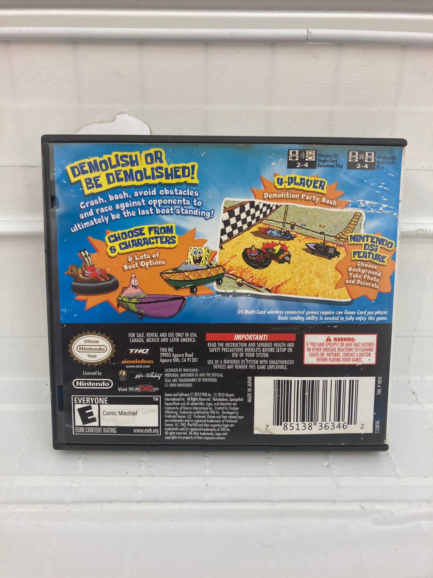 SpongeBob's Boating Bash - Nintendo DS